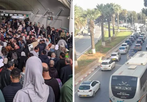Embouteillages monstres, métro bondé : à Alger, la semaine du 1er novembre s’annonce infernale