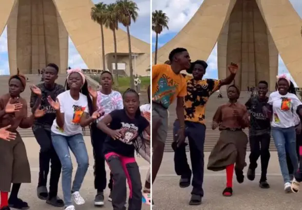 Triplets Ghetto Kids en Algérie : une danse virale au Mémorial du Martyr sur Disco Maghreb de DJ Snake