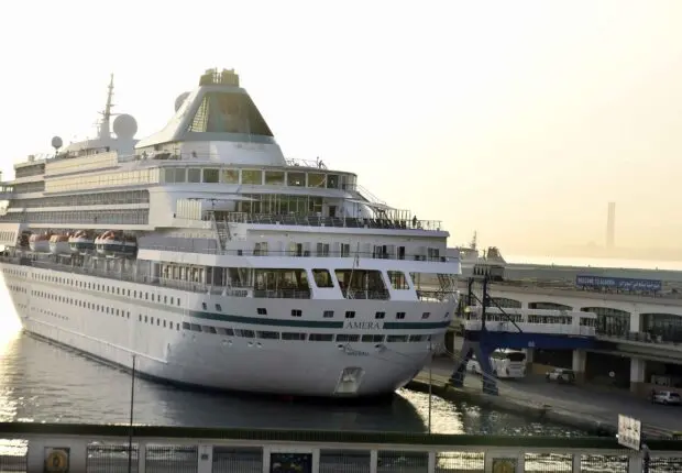 Le bateau de croisière MS AMERA fait escale à Alger