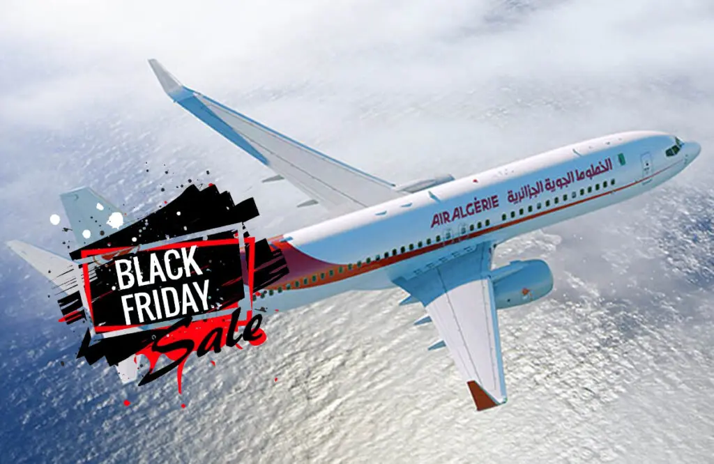 Black Friday 2024 : Top 5 des meilleures promotions d&rsquo;Air Algérie pour ce week-end