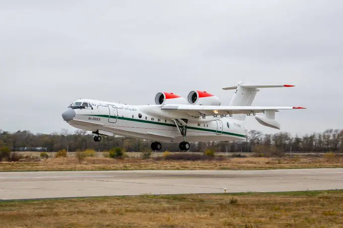 L&rsquo;Algérie réceptionne son 2ᵉ bombardier d&rsquo;eau russe « Beriev Be-200ES »