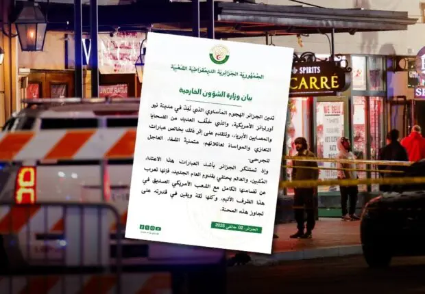 Attaque tragique à La Nouvelle-Orléans (USA) : l&rsquo;Algérie réagit et exprime son soutien