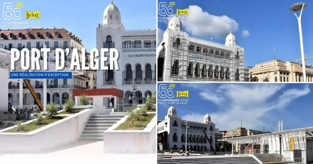 Grâce à Belux Éclairage, le Port d&rsquo;Alger se pare de nouvelles lumières