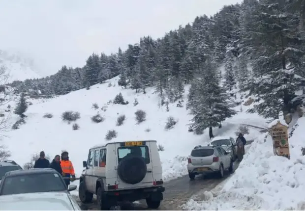 Fermeture de ces routes vers Tikjda à cause des fortes chutes de neige