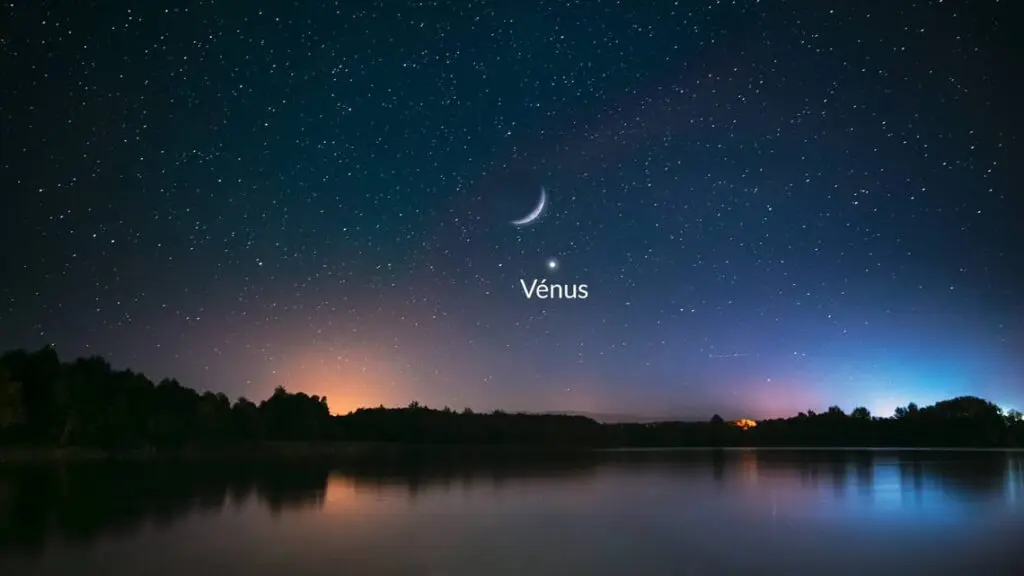 La Lune, Vénus et Saturne s&rsquo;alignent : un trio cosmique de grande beauté à admirer ce 01/02