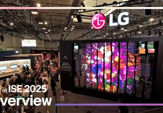 ISE 2025 : LG présente des solutions de signalisation numérique adaptées aux secteurs B2B