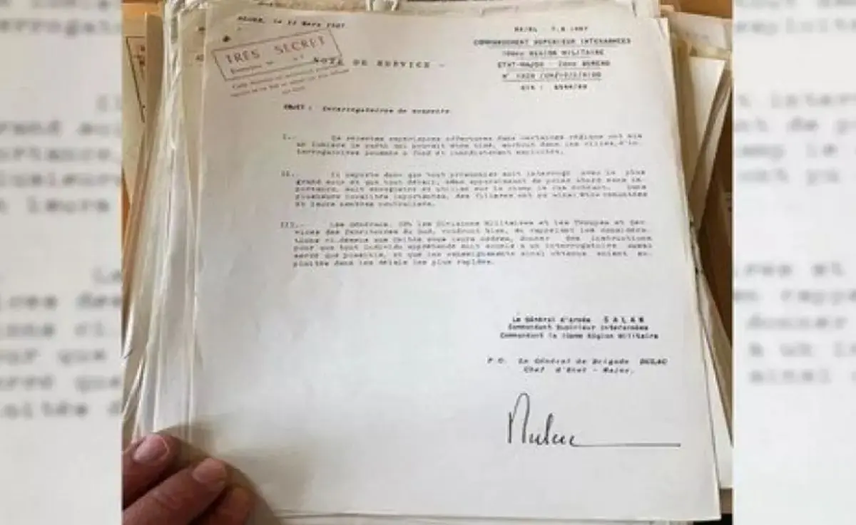 Guerre de libération : un document français « très secret » révèle l’ampleur de la torture en Algérie