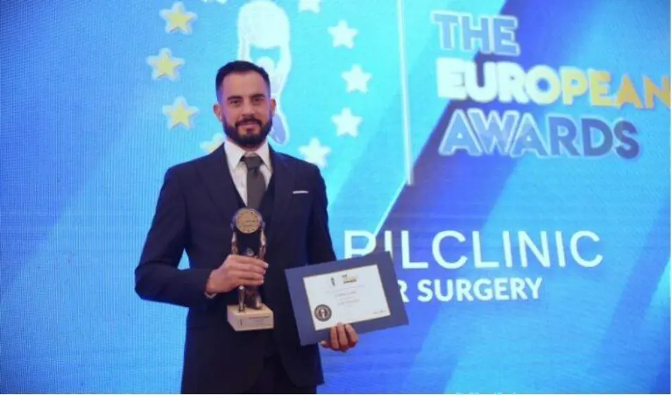 Capilclinic lauréate du prestigieux European Awards 2024 dans la catégorie "chirurgie capillaire"
