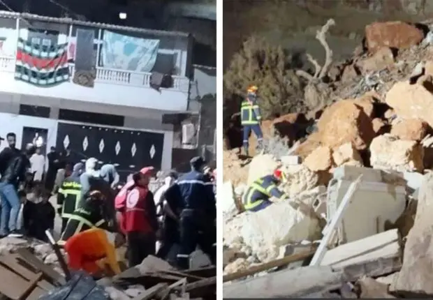 Stupeur à Oran : un glissement de terrain dévastateur fait 4 morts et 13 blessés [vidéo]