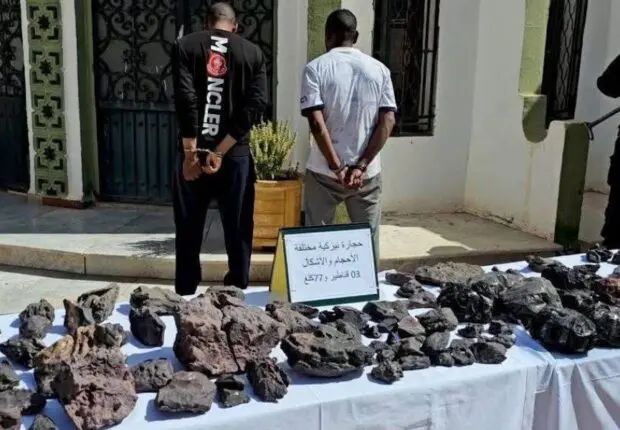 Timimoun : Saisie historique de plus de 300 kg de météorites par la Gendarmerie nationale