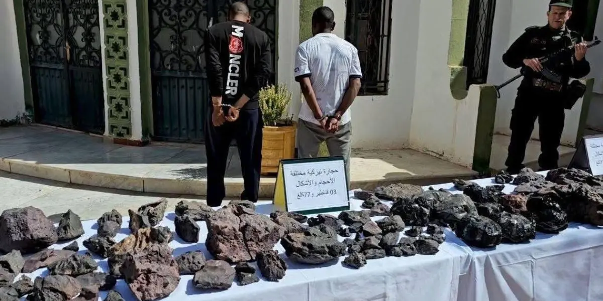 Timimoun : Saisie historique de plus de 300 kg de météorites par la Gendarmerie nationale