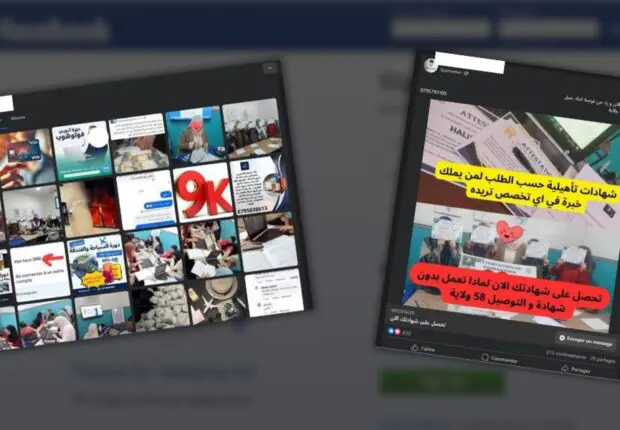 Faux diplômes et arnaques : l’APOCE alerte sur des publicités Facebook cachées