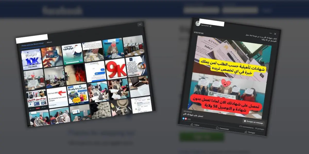 Faux diplômes et arnaques : l’APOCE alerte sur des publicités Facebook cachées