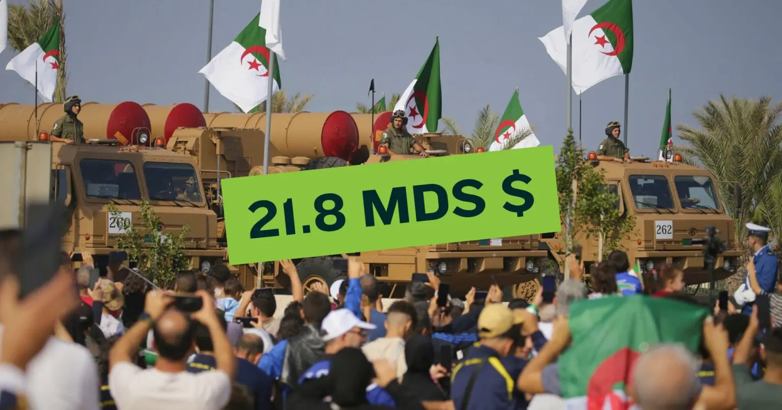 Dépenses militaires : l’Algérie 1ᵉʳ budget africain et 2ᵉ du monde arabe en 2024 (SIPRI)