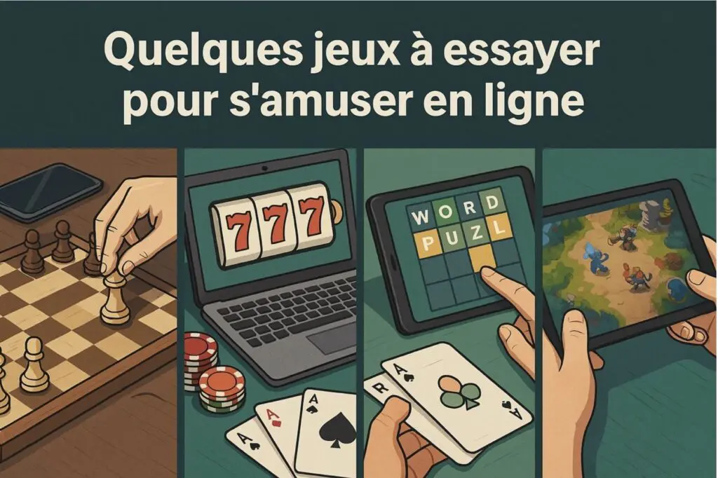 5 types de jeux en ligne pour se détendre après les cours ou le boulot