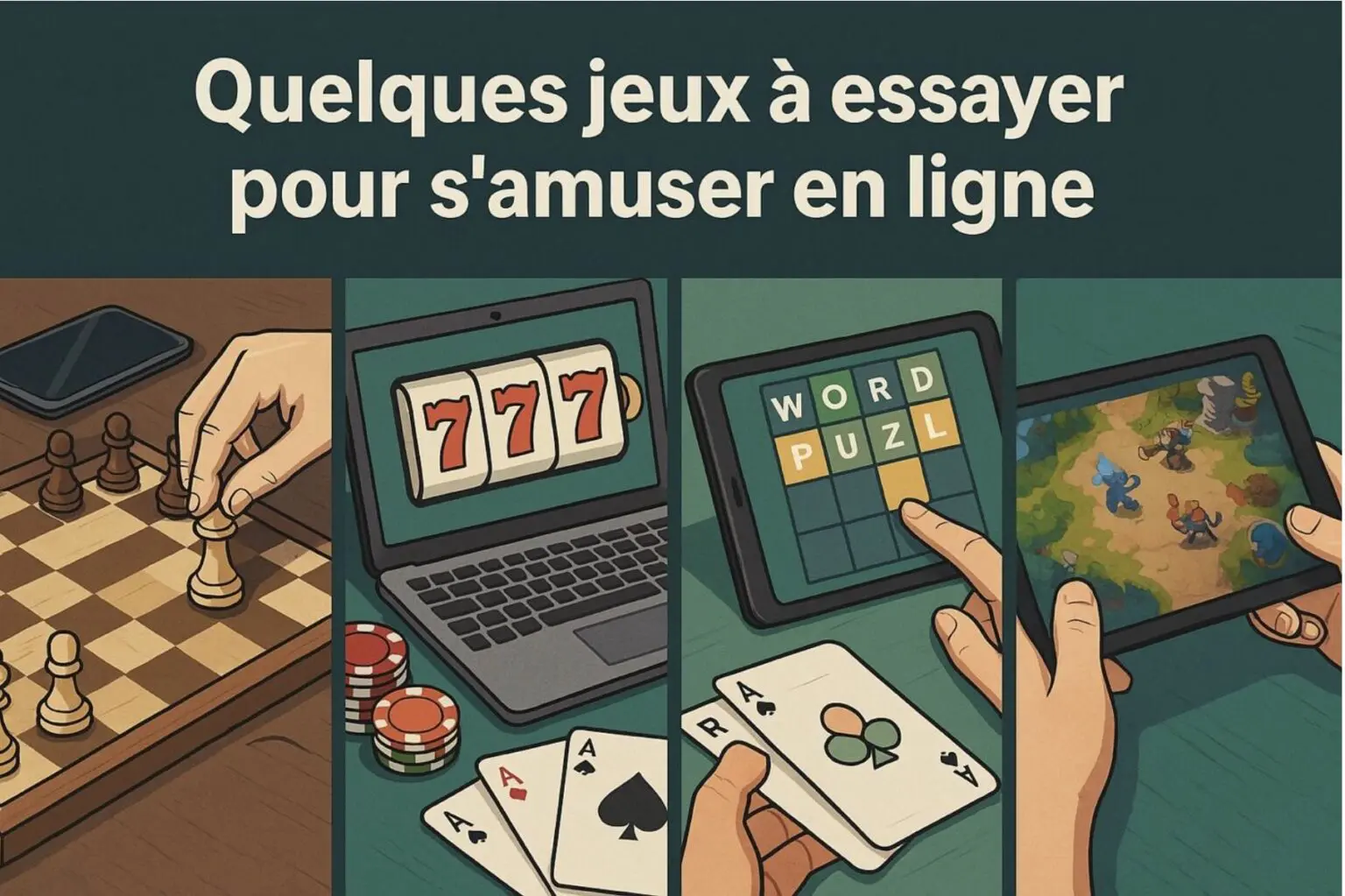 5 types de jeux en ligne pour se détendre après les cours ou le boulot