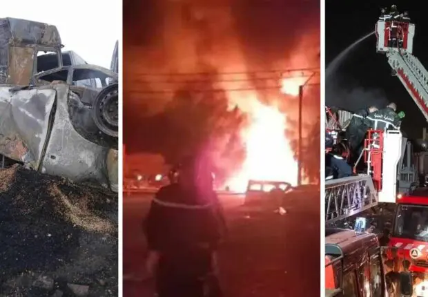 Nuit de panique à Blida : un feu déchaîné éclate dans un centre commercial [images]