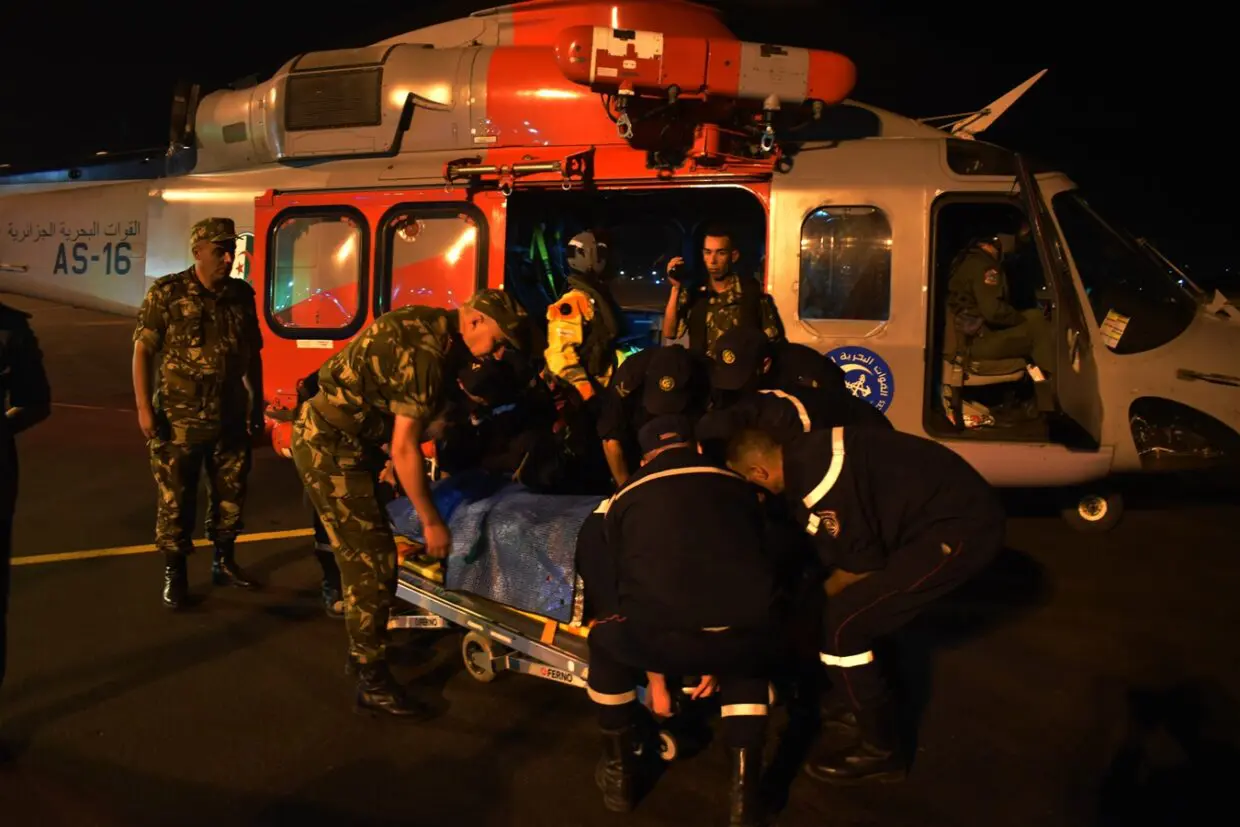 Sauvetage en mer : les gardes-côtes algériens évacuent un marin turc en urgence