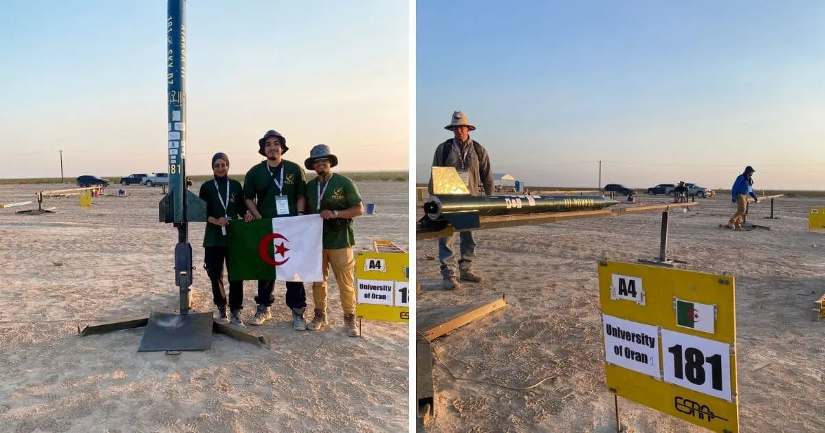 Un missile « made in Algeria » s’élève à plus de 3 300 mètres dans le ciel du Texas