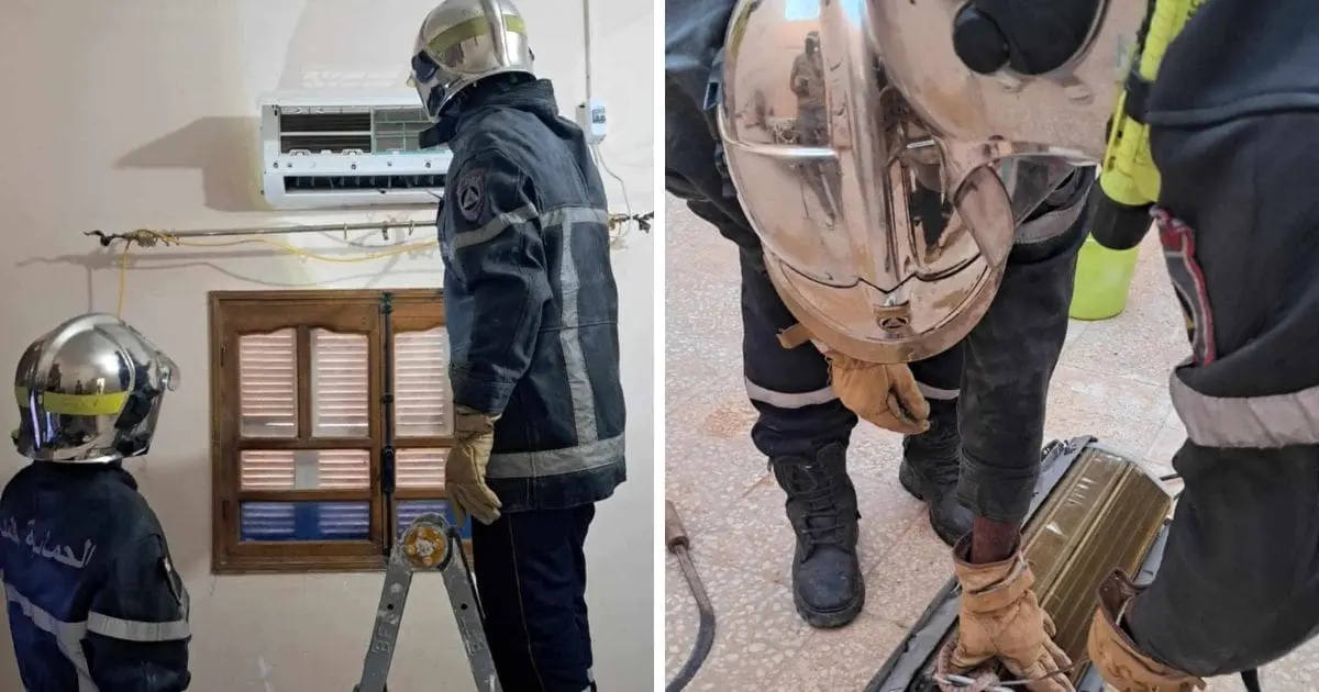 INSOLITE. Ce qu’il trouve dans son climatiseur déclenche l’intervention des secours à El M’Ghair
