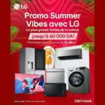 LG Algérie lance sa campagne « Promo Summer Vibes » avec des réductions jusqu’à 60 000 DA