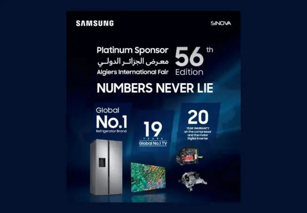 Samsung SINOVA affirme sa puissance industrielle à la 56ᵉ Foire Internationale d’Alger