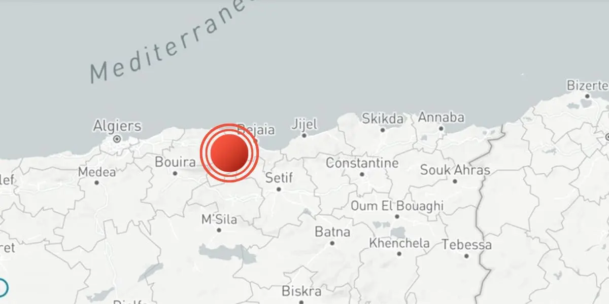 Séisme en Algérie : une secousse de magnitude 3.3 ressentie à Sétif