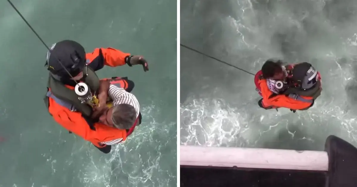Secourus par hélicoptère… Un père et ses deux filles arrachés in extremis aux vagues (VIDÉO)
