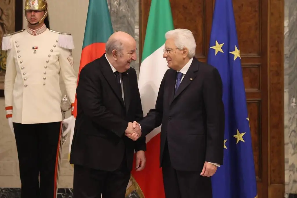 Tebboune en visite en Italie