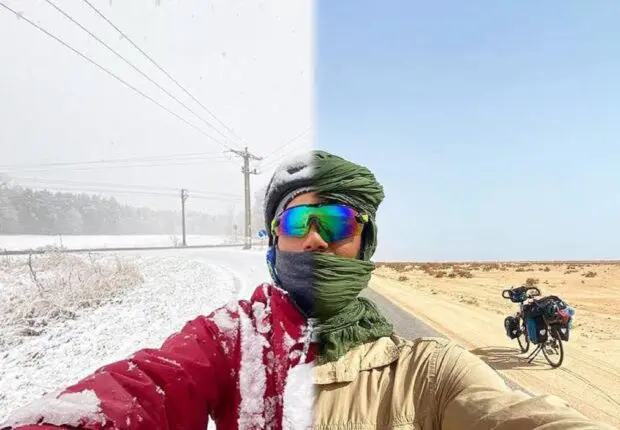 De l’Alaska à l’Argentine : l’aventure à deux roues du globe-trotteur algérien Salah Latreche