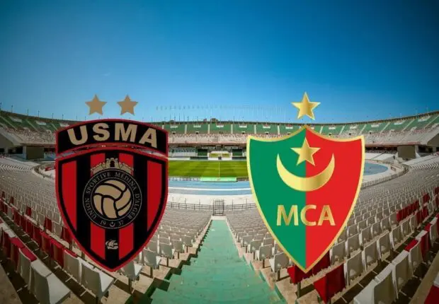 USMA – MCA : le derby algérois confirmé au stade Tchaker de Blida