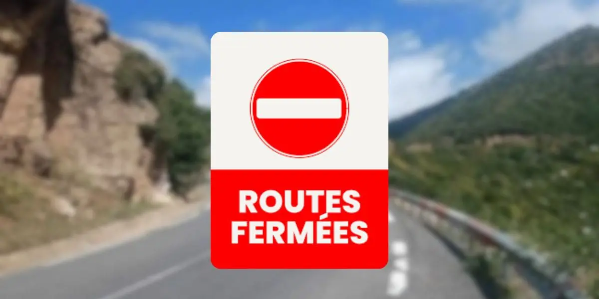 Fermeture temporaire d’un axe routier stratégique à Bouira jusqu’au 6 septembre