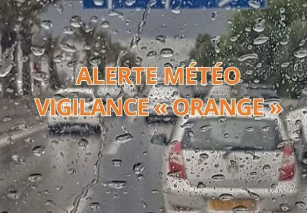 BMS Vigilance ORANGE : Jusqu’à 40 mm de pluies dans ces 14 wilayas à partir de ce dimanche soir