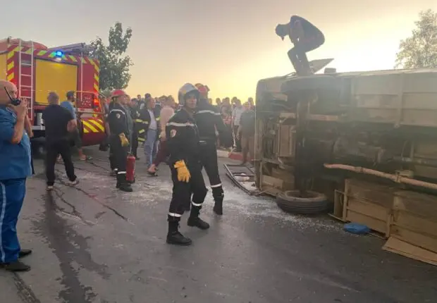 Un mois après le drame d’El Harrach, un nouvel accident de bus secoue Médea