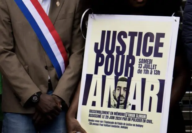 Mort d’Amar Slimani en France : la légitime défense du policier s’effondre, sa détention prolongée