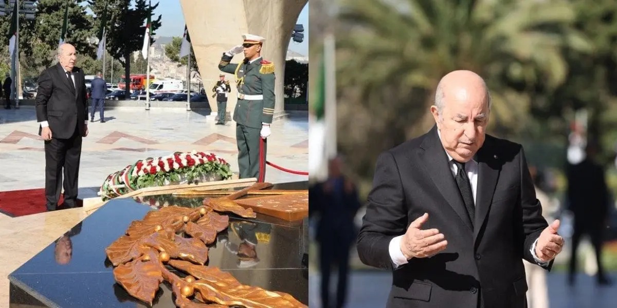 71e anniversaire du déclenchement de la Révolution : Tebboune se recueille à la mémoire des martyrs