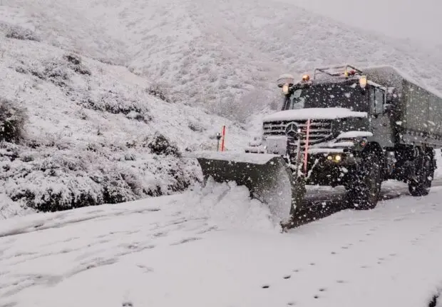 Cette route fermée par les chutes de neige : la Gendarmerie nationale alerte