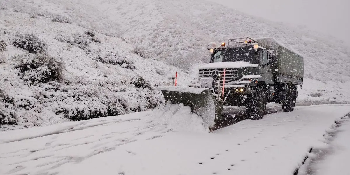 Cette route fermée par les chutes de neige : la Gendarmerie nationale alerte
