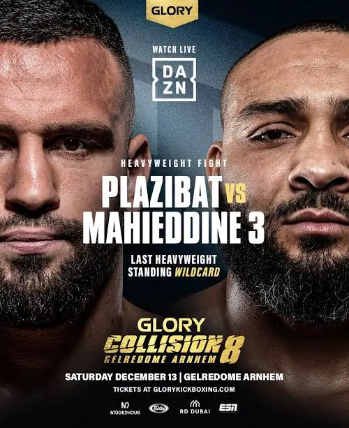 GLORY Collision 8 : Nordine Mahieddine vs Antonio Plazibat