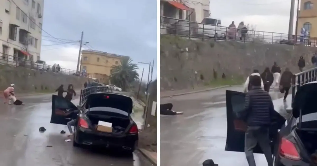 Les images terrifiantes du braquage d’une Mercedes suscitent un tollé en Algérie… la bande arrêtée