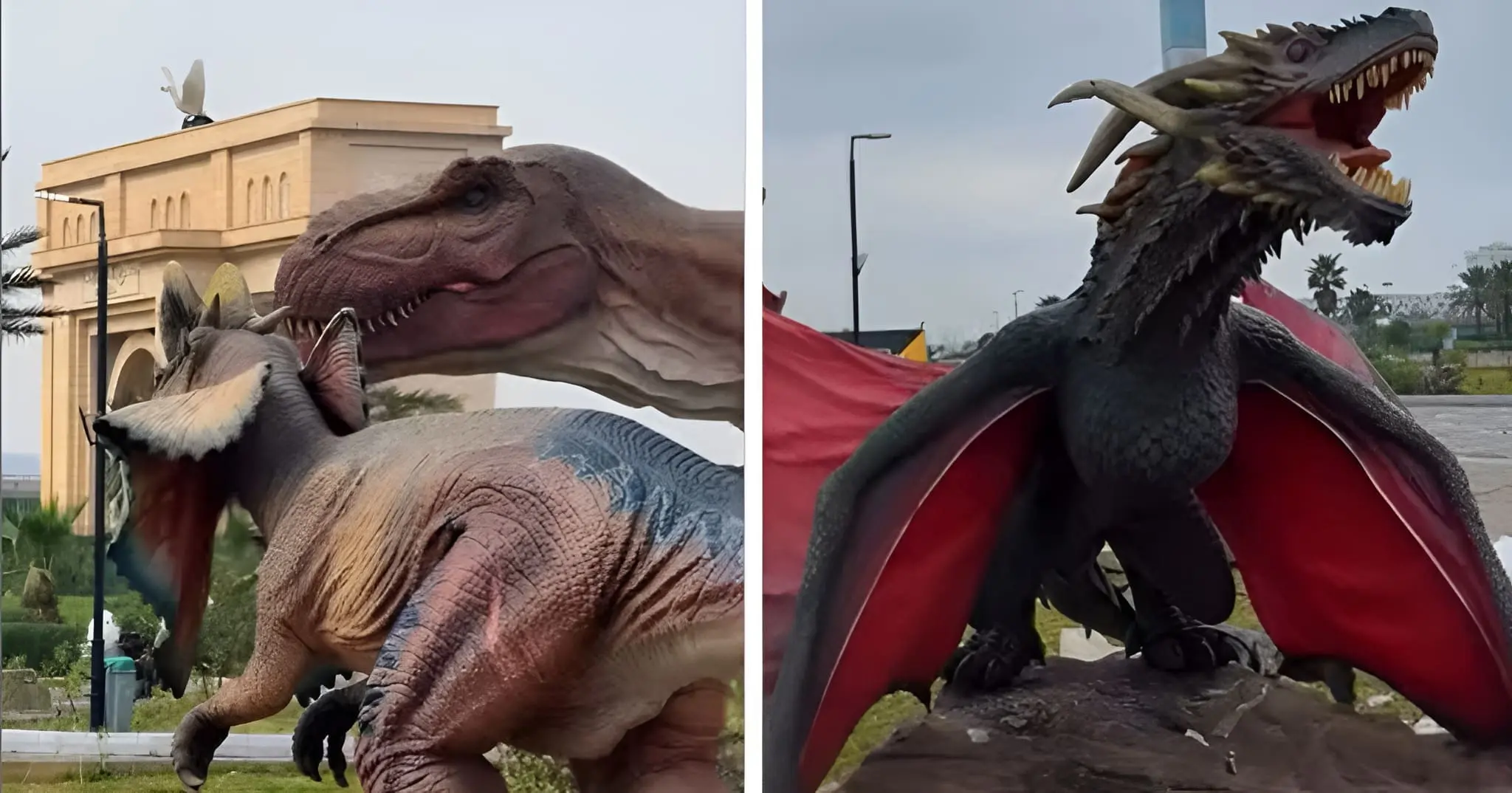 EXPO INÉDITE à Alger : les dinosaures envahissent le parc des Sablettes
