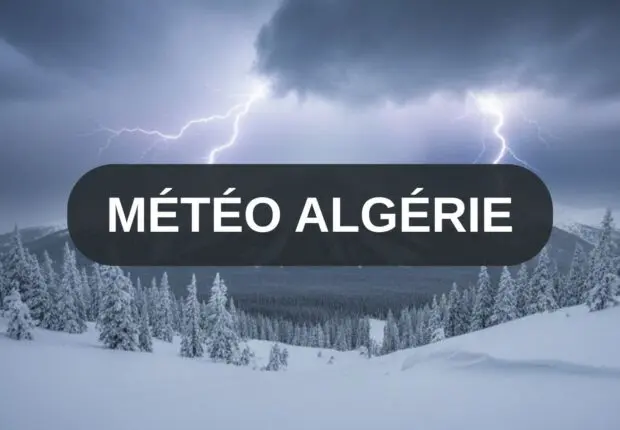 BMS – Météo Algérie : fortes pluies attendues dès 12h ce mardi 30 décembre dans plusieurs wilayas !