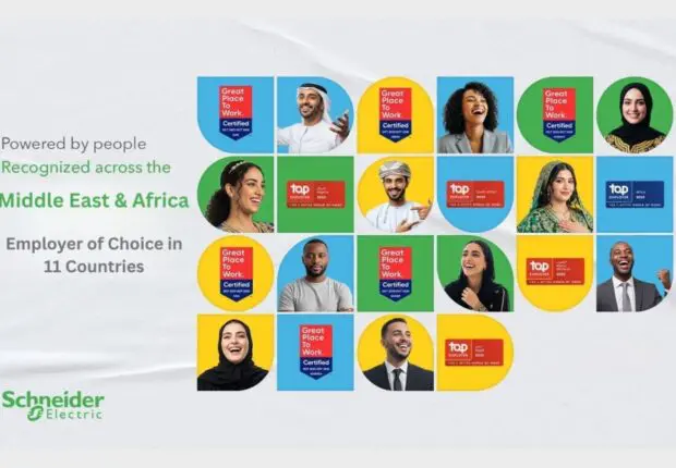 Schneider Electric sacrée « Employeur de choix » dans 11 marchés clés du Moyen-Orient et de l’Afrique