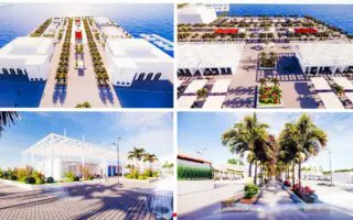 Passerelle vitrée sur les vestiges à la place des Martyrs et nouveau visage du front de mer d’Alger [IMAGES]