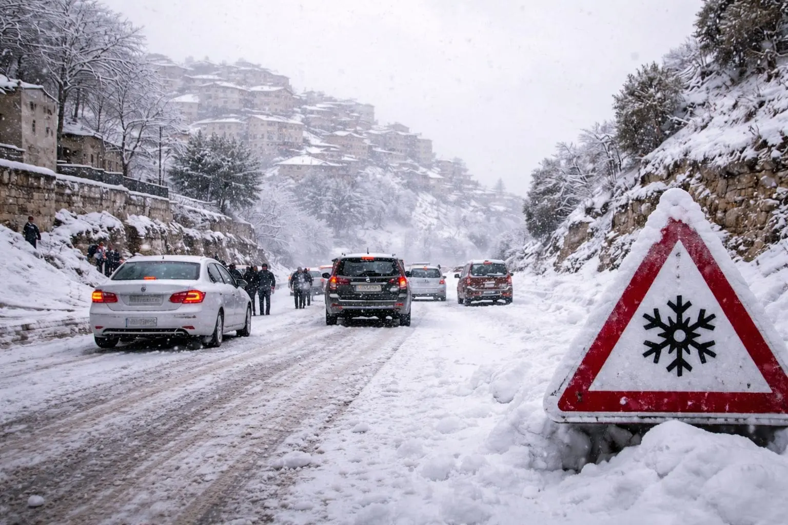 Chutes de neige : circulation interrompue sur plusieurs routes nationales ce 31 décembre