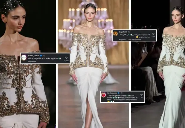 Quand le Karakou algérien défile sans reconnaissance : un styliste libanais déclenche un tollé