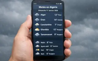 La météo du dimanche 11 janvier : pluies et neiges, voilà ce que réserve le temps en Algérie aujourd’hui