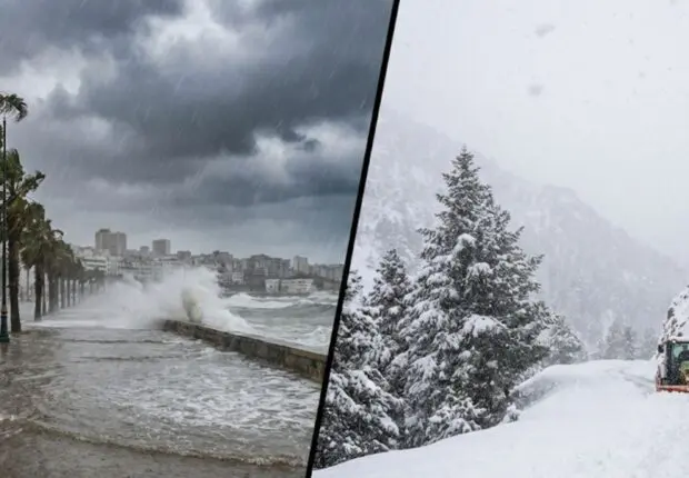 Météo extrême : pluies diluviennes, chutes de neige et rafales de vent frappent l’Algérie ce 21 janvier