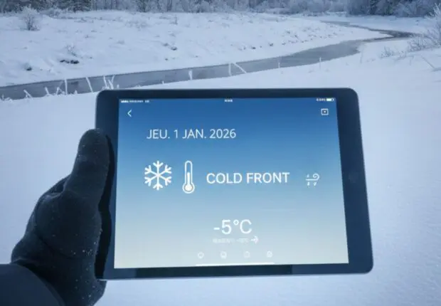 Météo Algérie – Jeudi 1ᵉʳ janvier 2026 : l’année débute sous une vague de froid persistante