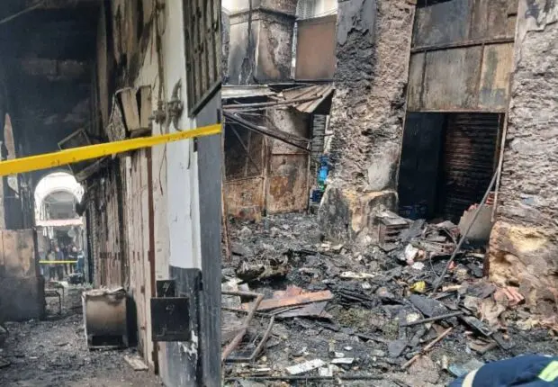 Incendie nocturne au populaire marché de Chartres à Alger : deux personnes incommodées